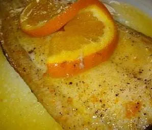 Filetti di pesce all'arancia