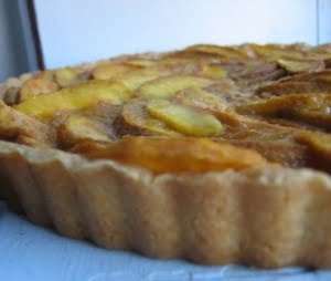 Crostata con le pesche