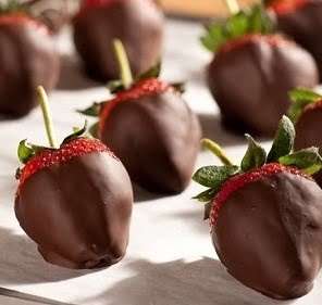 Fragole ricoperte di cioccolato