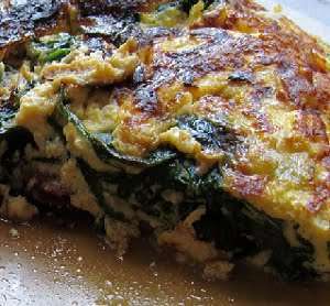 Frittata di spinaci