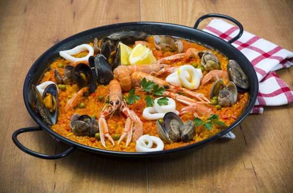 Paella de marisco