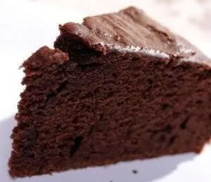 Torta con cioccolato fondente