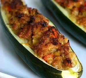 Zucchine ripiene al forno