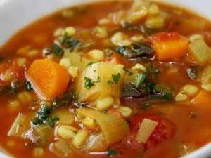 Zuppa di orzo e verdure