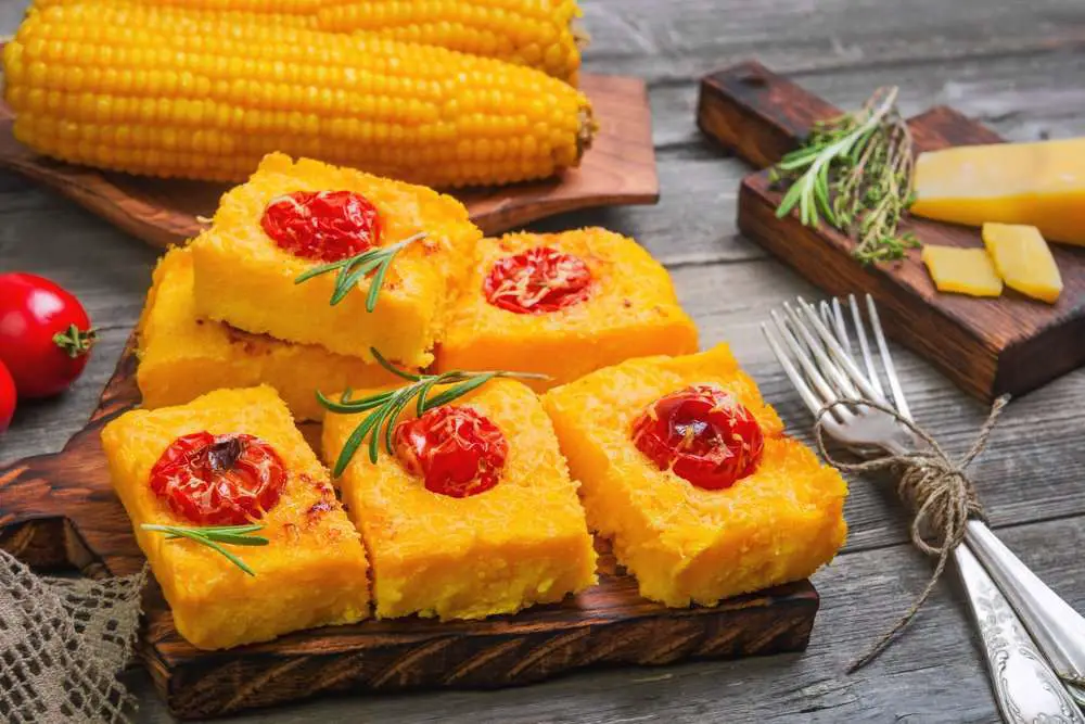 crostini di polenta al forno