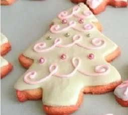 Biscotti di Natale a forma di albero di natale