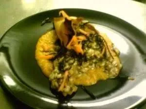 Risotto alla zucca con con alga kombu