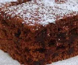 Torta con zucca e cioccolato