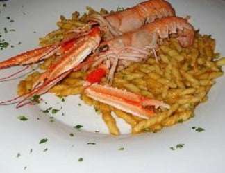 Trofie agli scampi
