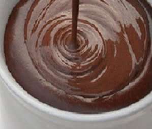 cioccolata calda e densa