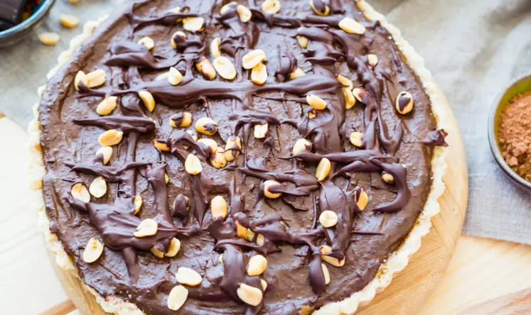 crostata di nutella e panna