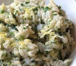 risotto al finocchietto selvatico