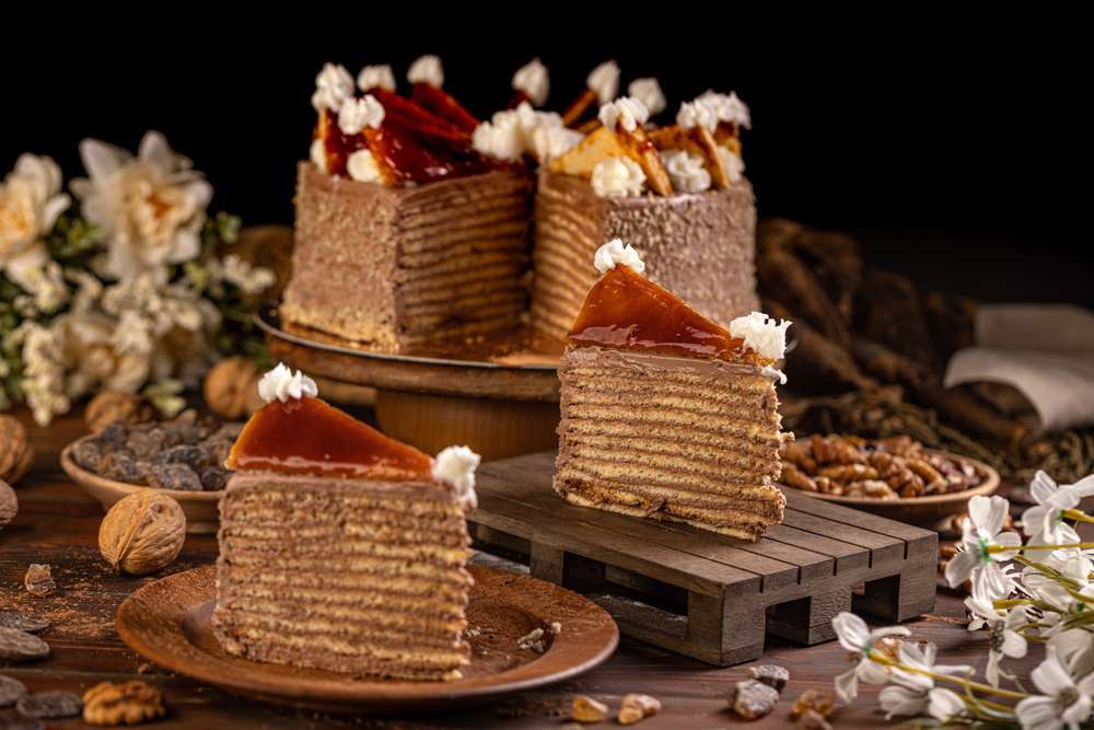 Torta Dobos La Ricetta Originale Ungherese Della Torta A Strati Torta Dobos La Ricetta Originale Ungherese Della Torta A Strati