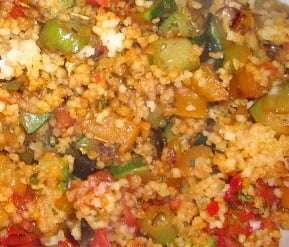 Cous cous cucinato con verdure