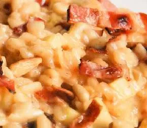 Risotto scamorza e speck