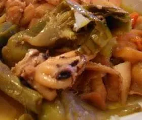 Seppie con carciofi