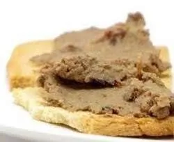 crostini con patè di fegato di pollo