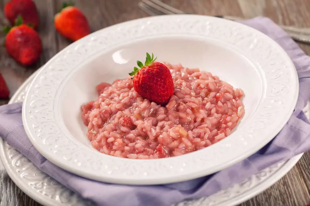 risotto alle fragole tradizionale