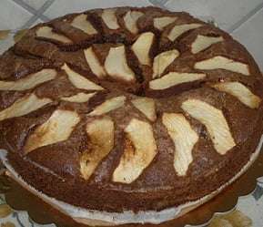 torta di mele e cioccolato