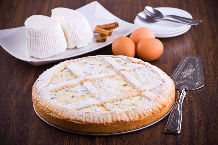 Crostata di ricotta e amaretti