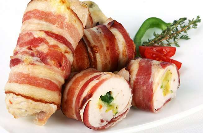 Involtini di pollo e pancetta