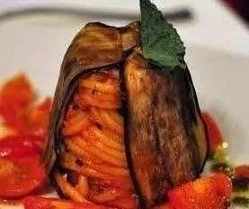 piccolo timballo di pasta e melanzane