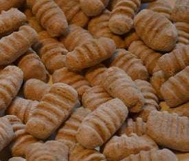 gnocchi preparati con farina di castagne