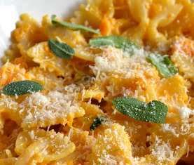 pasta con la zucca