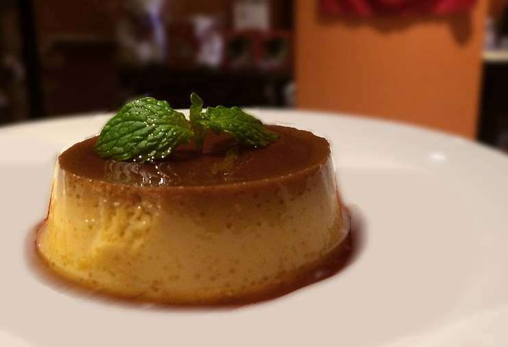 crème caramel alla menta