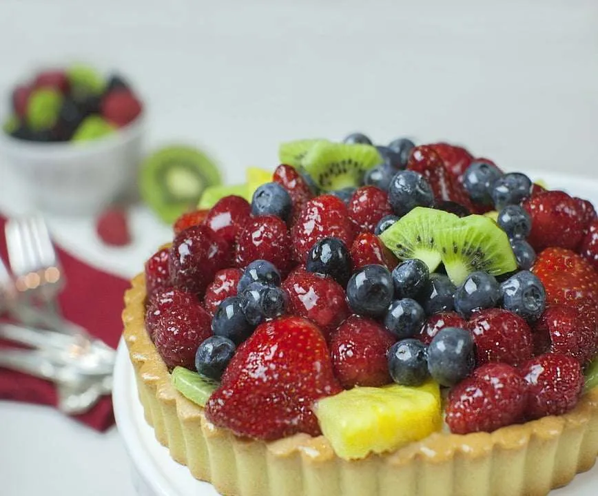 crostata di frutta senza crema