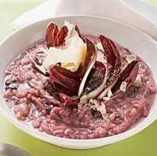 risotto al radicchio rosso e speck