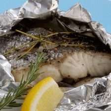 Branzino al cartoccio