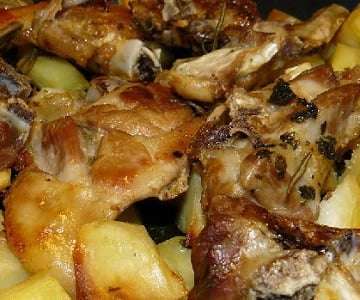 abbacchio al forno con patate