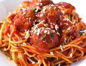 spaghetti con le polpette