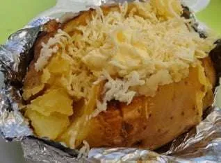 patate al cartoccio con formaggio