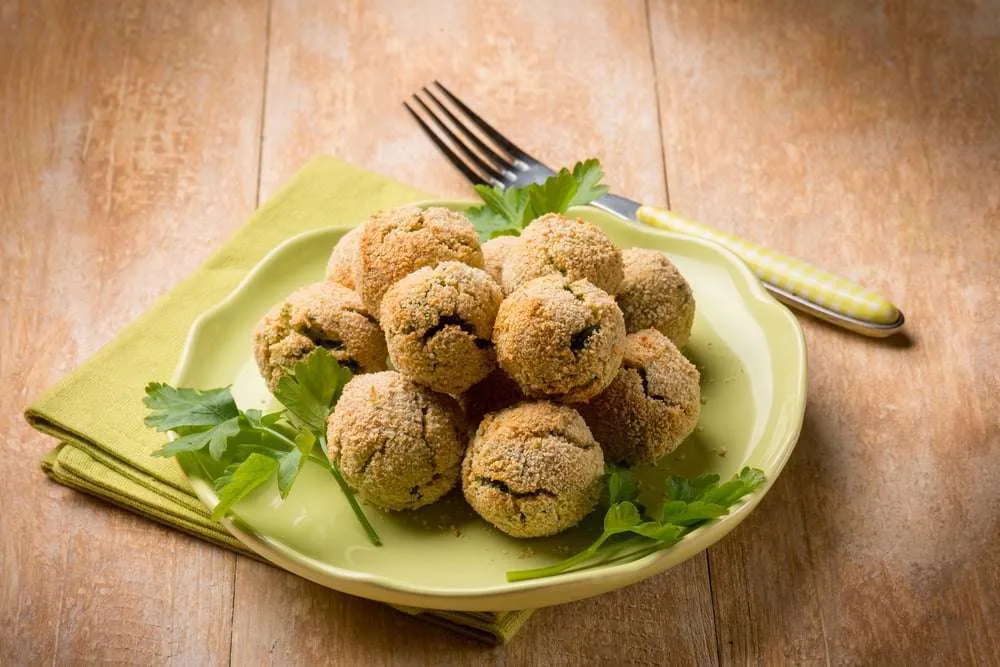 polpette di ricotta e spinaci impanate