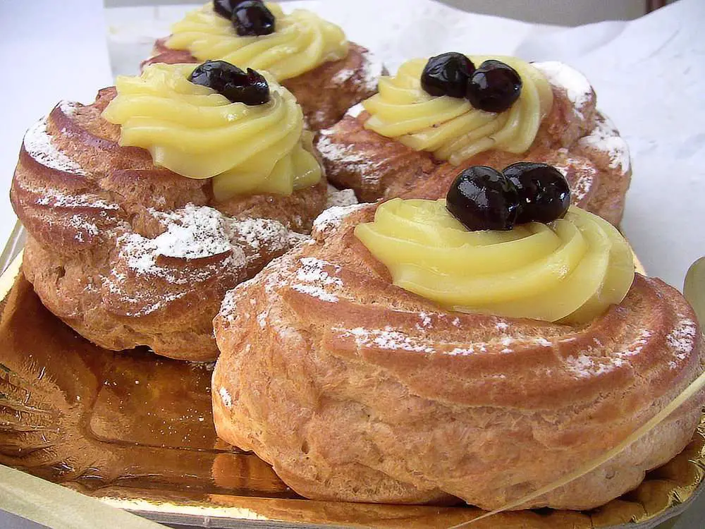 Zeppole di San Giuseppe al forno