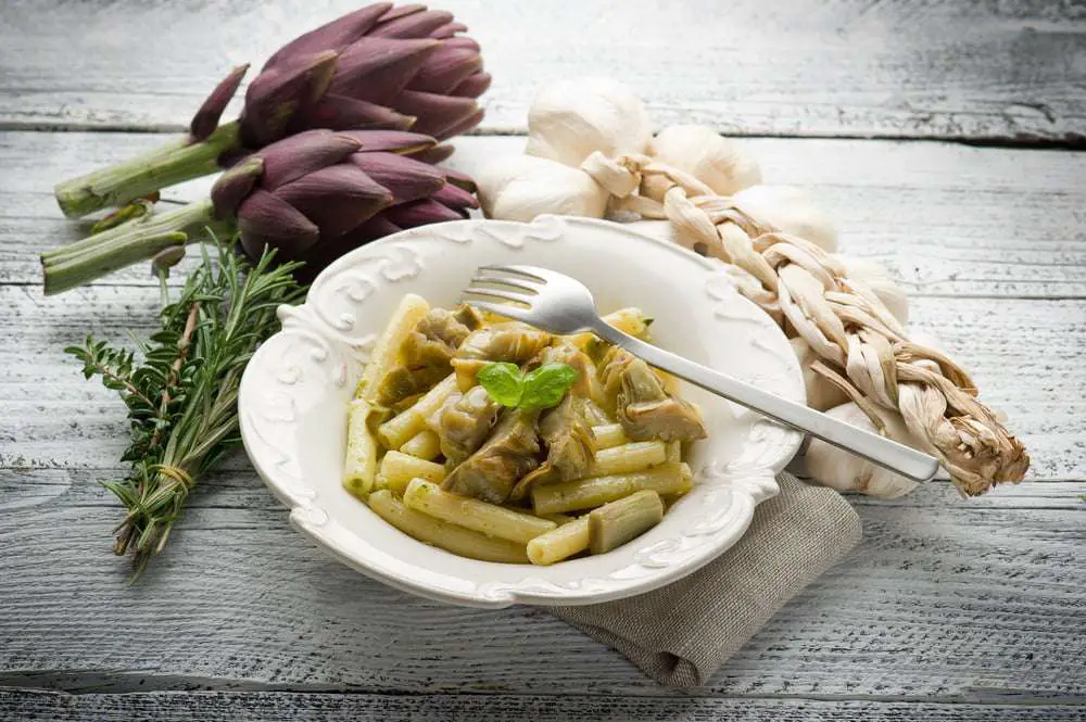 Pasta alla crema di carciofi