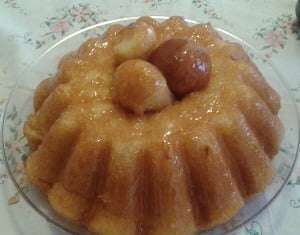 torta babà al rum napoletana