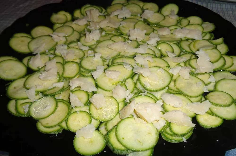 carpaccio di zucchine