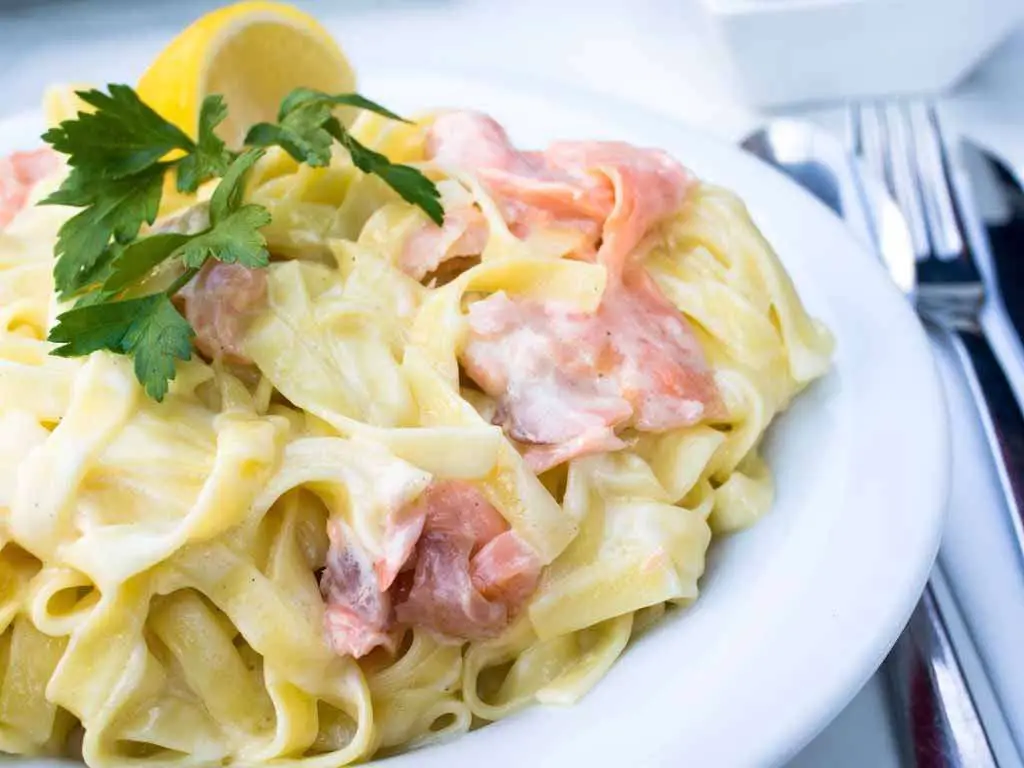 pasta al salmone light