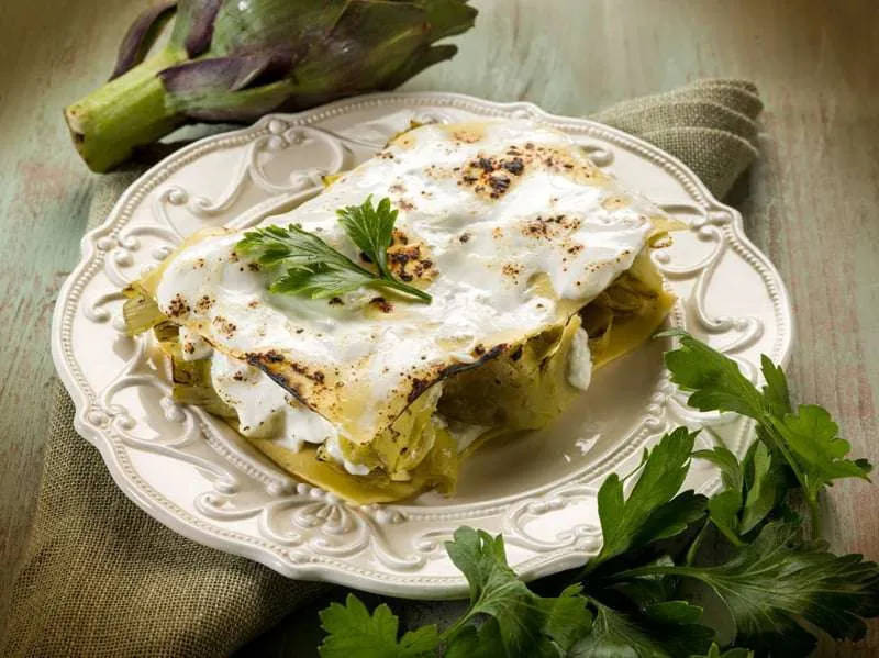 lasagne ai carciofi