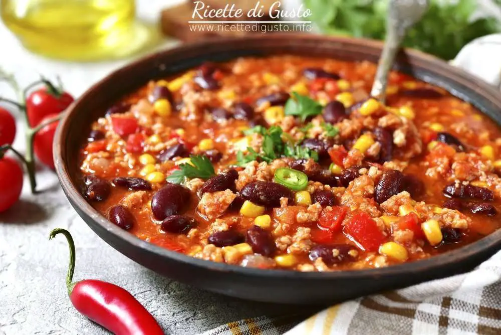 chili con carne ricetta