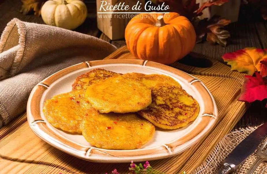 frittelle di zucca salate