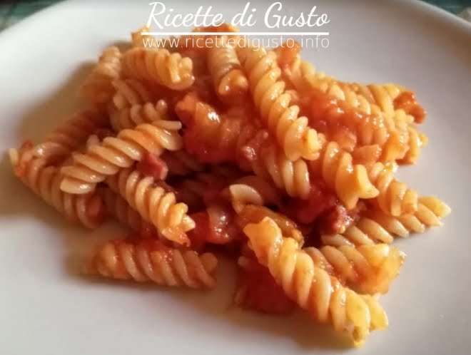 pastasciutta all'amatriciana