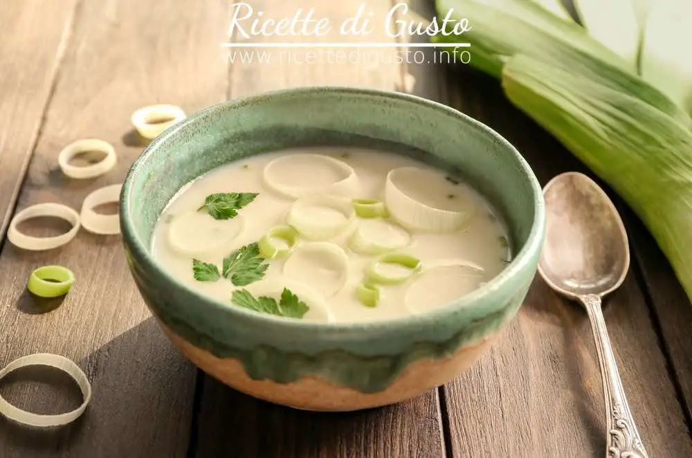 ricette porri zuppa di formaggio e porri