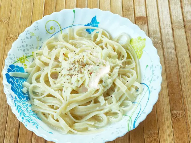 tagliatelle panna e limone