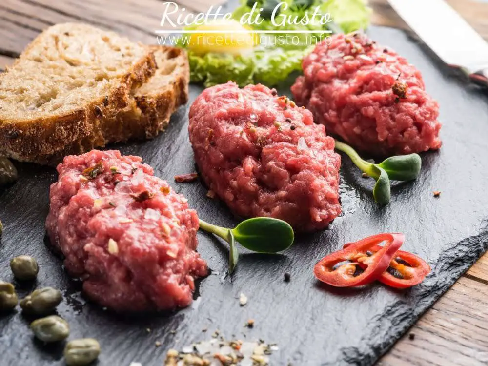 tartare di manzo ricetta