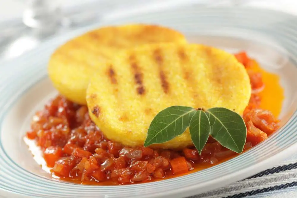 medaglioni di polenta grigliati