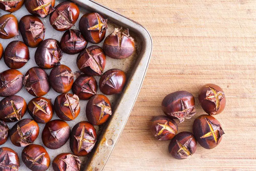 castagne al forno